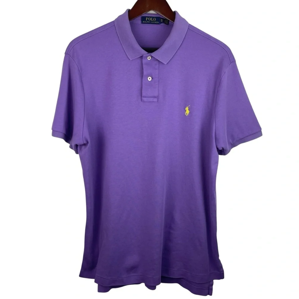Polo Ralph Lauren | Lavender Purple Cotton Logo Polo Shirt
